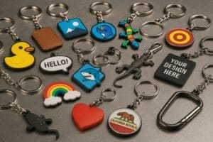 group of keychains