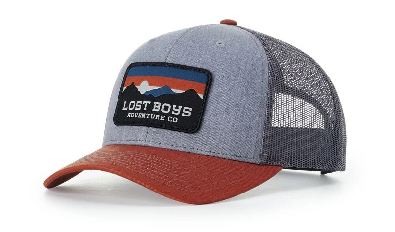 richardson 112 trucker hat with woven patch