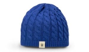 beanie with custom clip logo