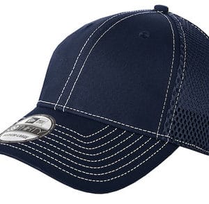 Stretch Mesh Contrast Stitch Cap