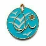 soft enamel pendant
