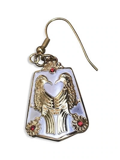 Custom gold earring
