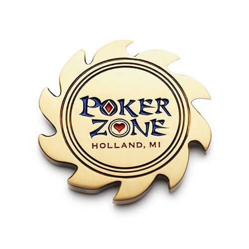 poker zone custom star gold coin