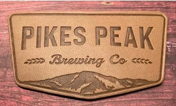 leather company patch for brewery