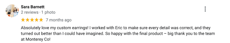 Custom review image