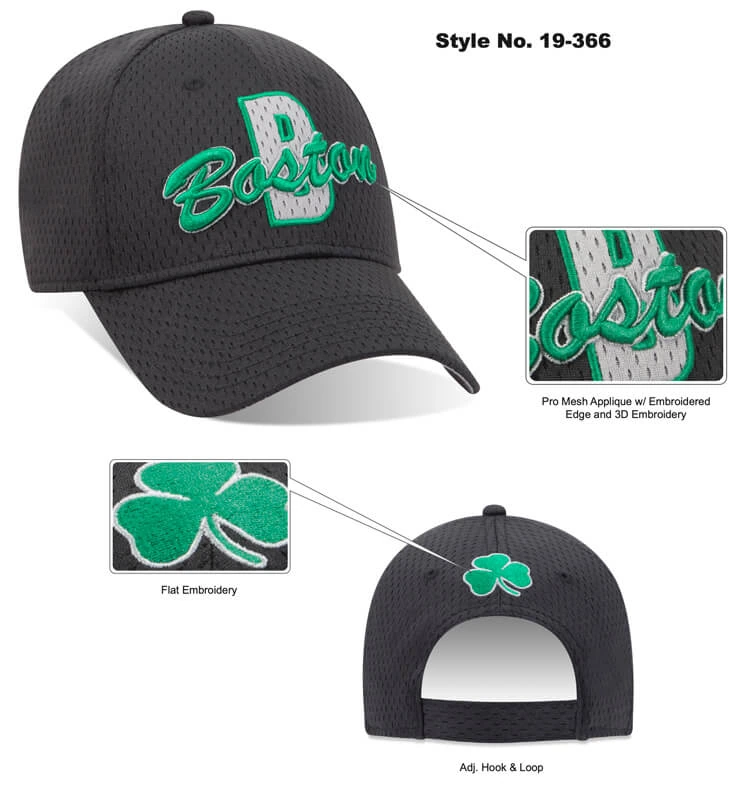 lucky charm embroidered hat