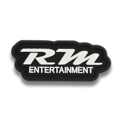 Black and White RM PVC Label