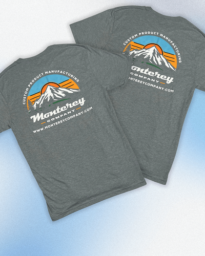 Custom screen printed Monterey T-shirt