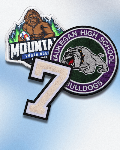 custom school patches