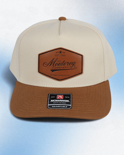 Custom Richardson Hat with Leather patch