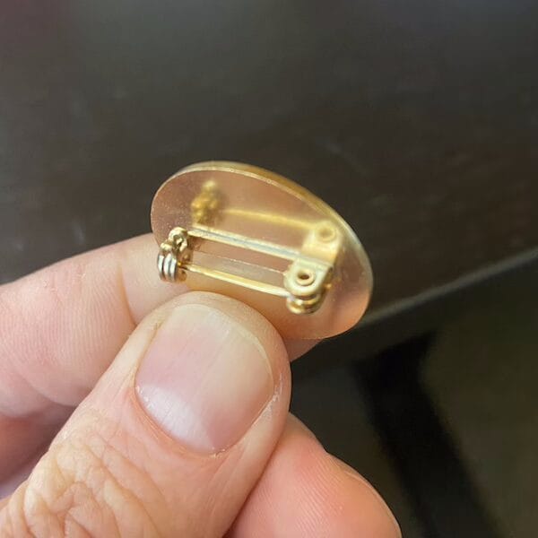 safety pin back