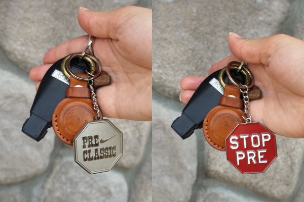 two sided keychain image