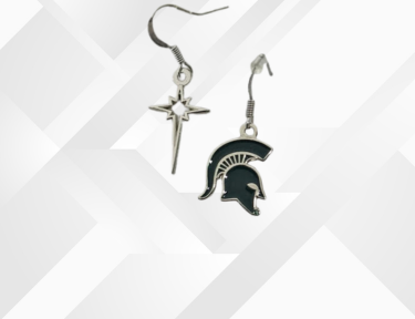 hook style earrings in silver