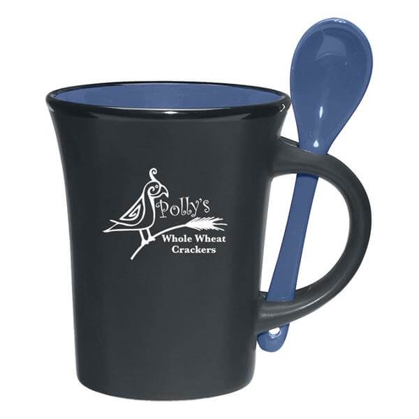 8 oz ceramic spooner mug