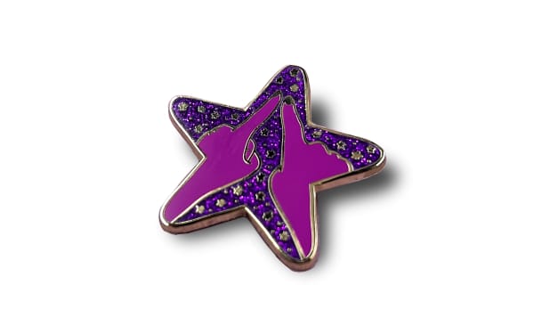 star shaped pin
