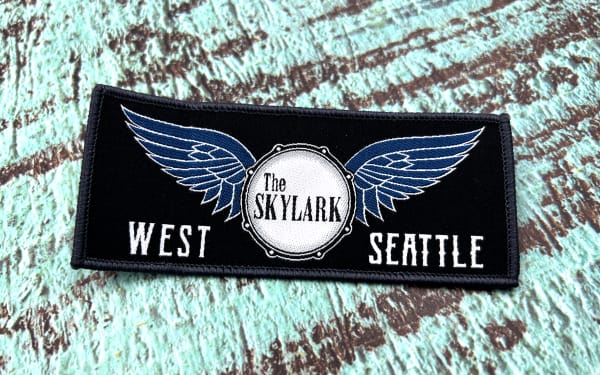 woven patch for the skylark west seattle
