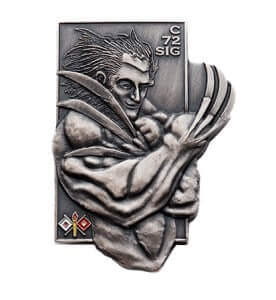 wolverine dog tag coin