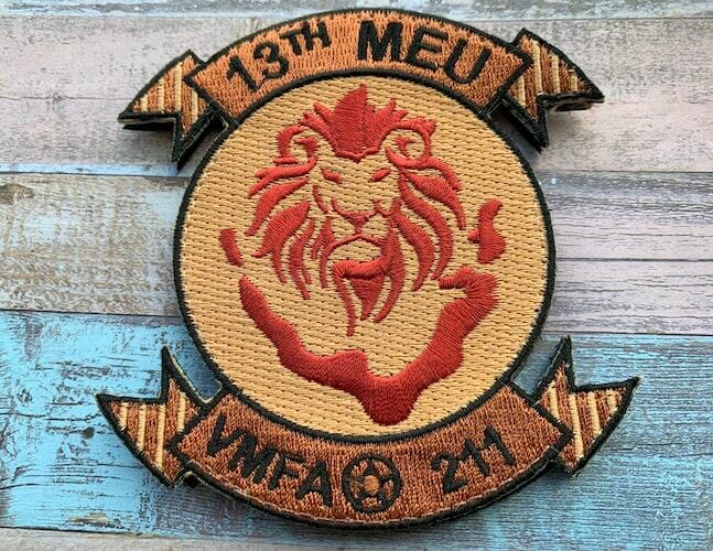 custom lion patch