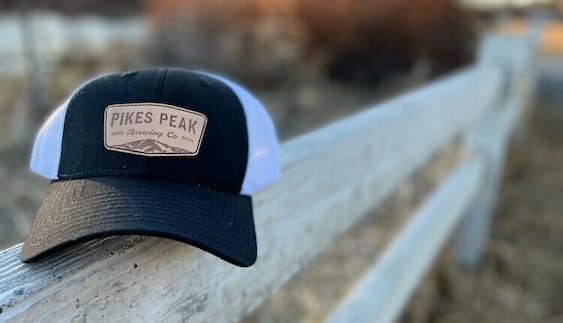 trucker hat with patch