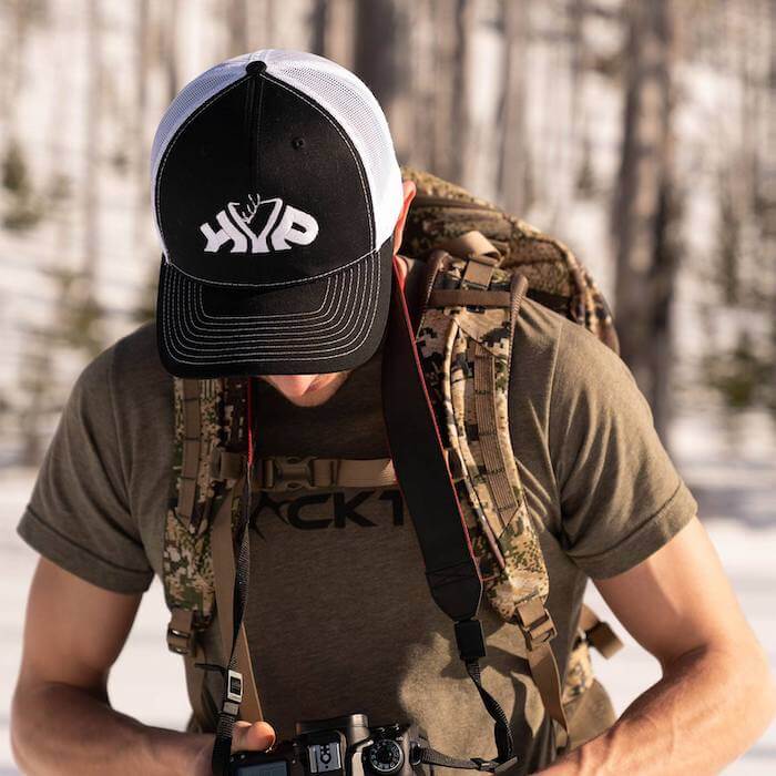 trucker hat with embroidery