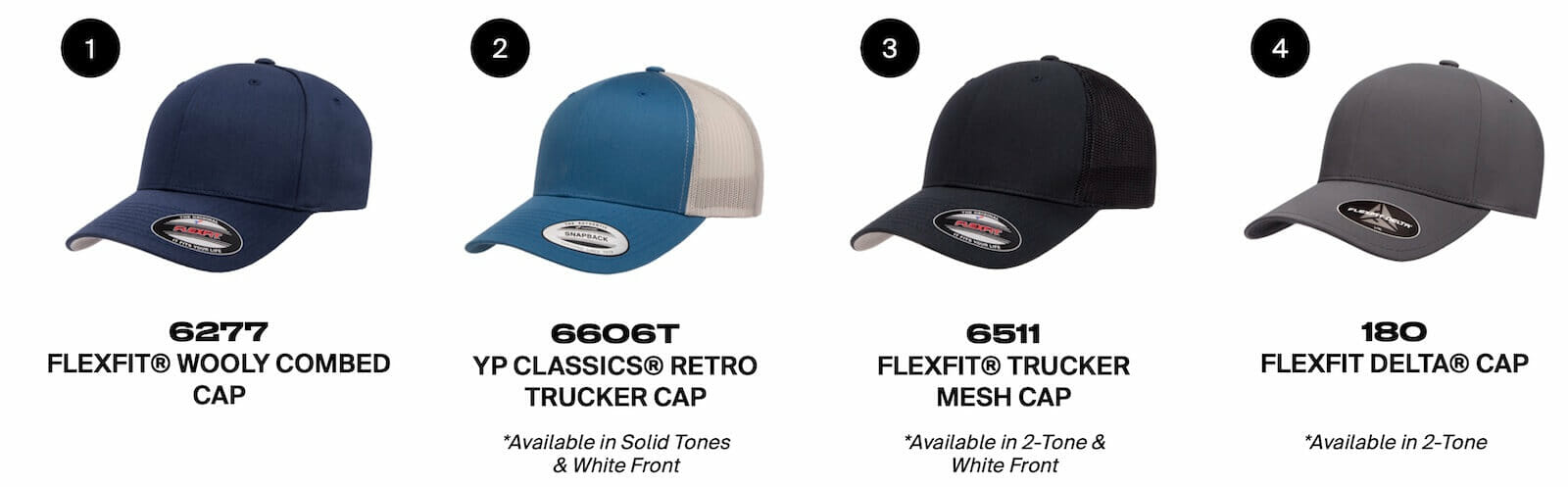 flexfit custom hat options