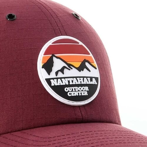 hat with pvc patch logo