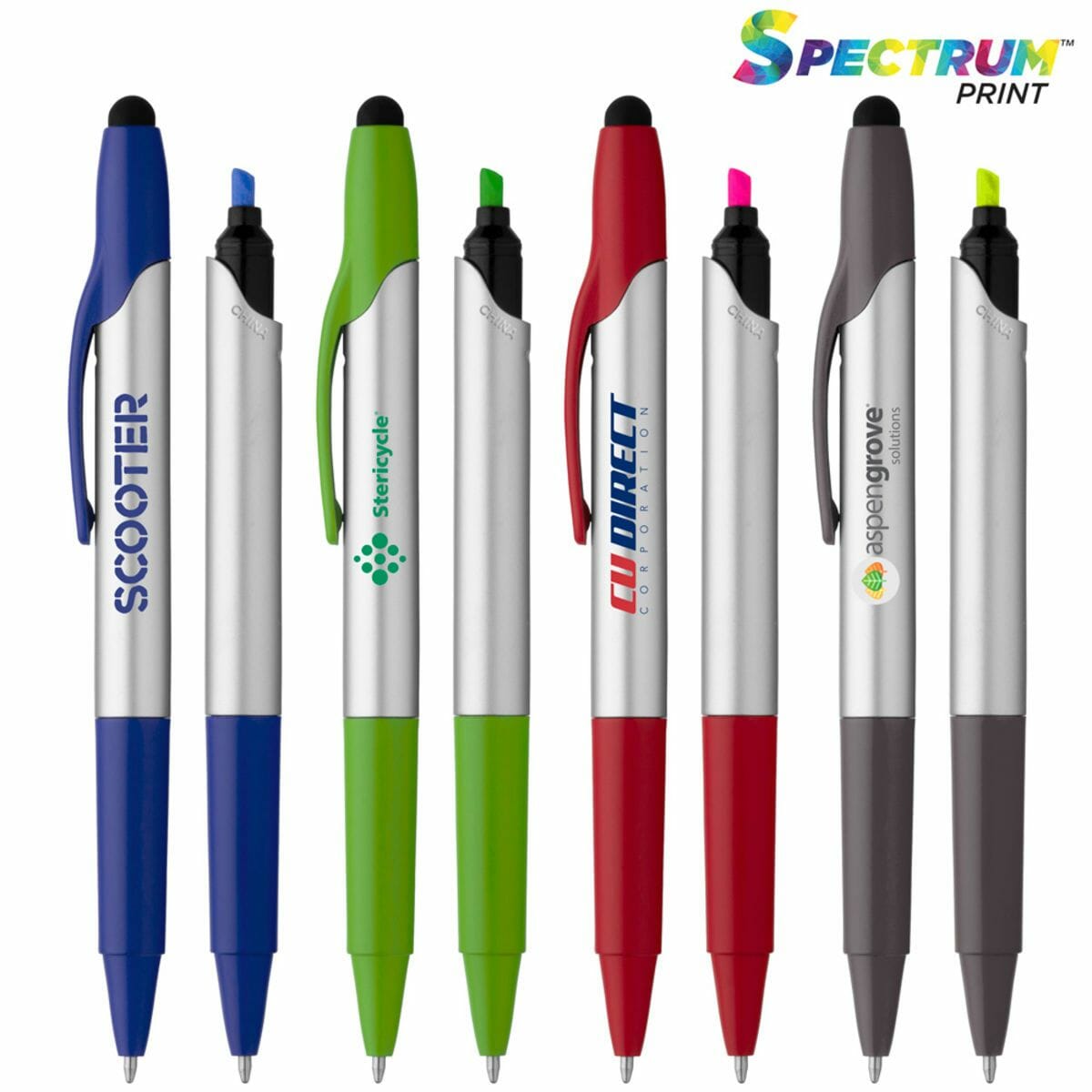 combo highlighter pens