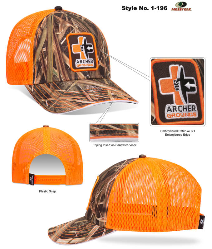 camo trucker with patch