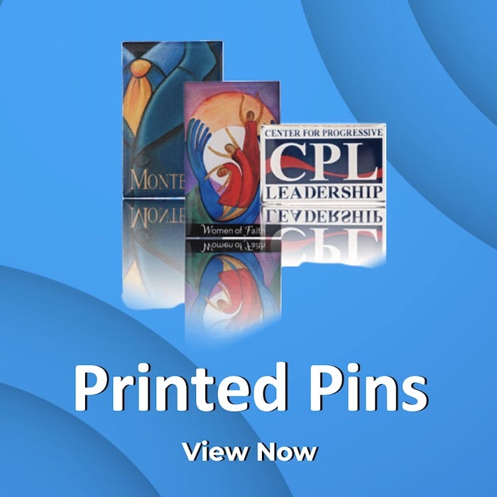 printed pin