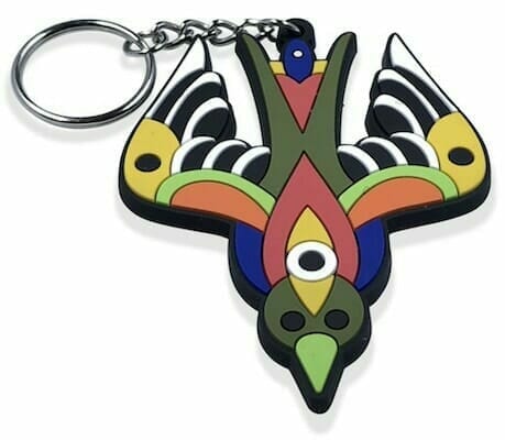 bird shaped keychain