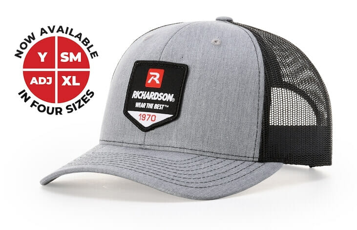 richardson 112 hat with custom patch