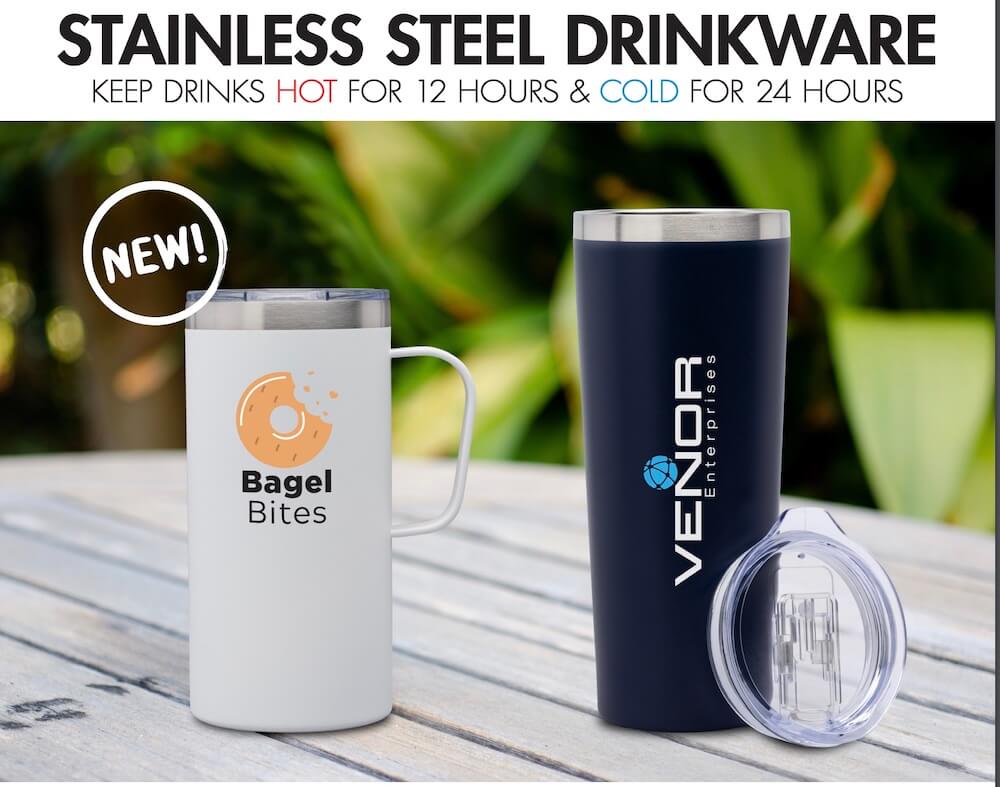 stainless steel drinkware