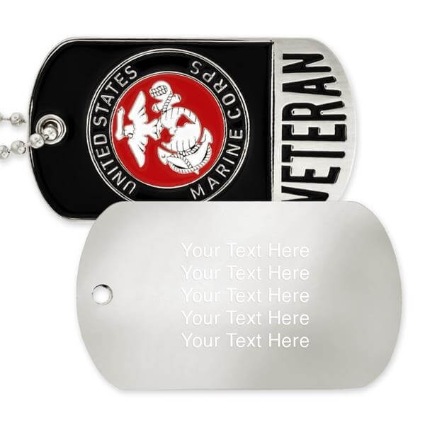 two sided dog tags