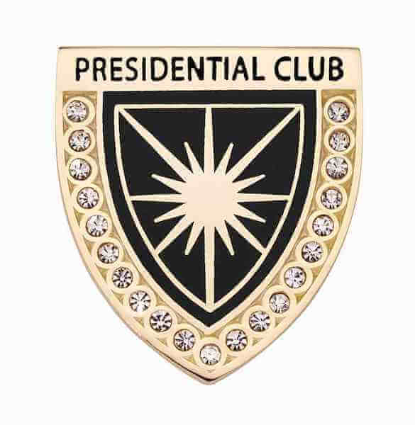 presidential service pin